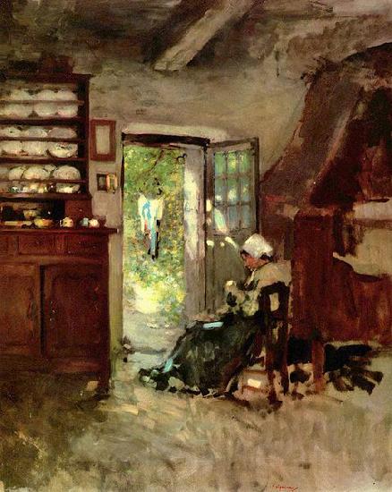 Nicolae Grigorescu Interieur in Vitre